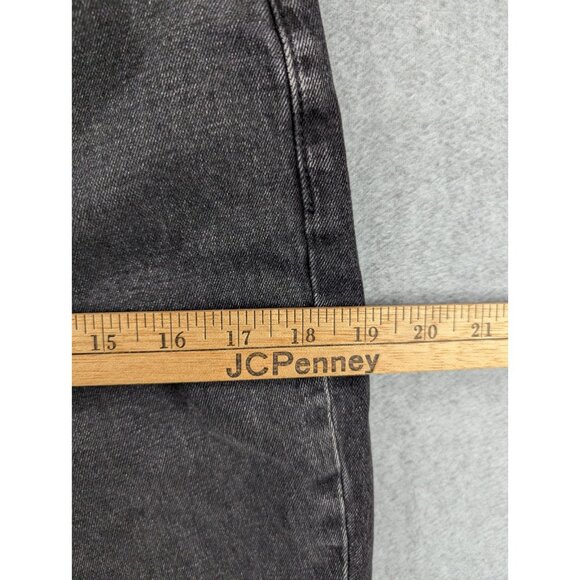 Abercrombie Fitch Jeans Womens Size 28 Black Ankle Straight High Rise Distressed - Picture 7 of 15